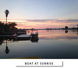 Boat at Sunrise